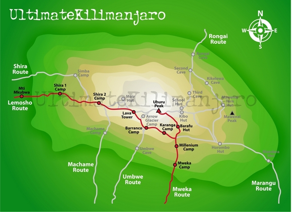 Lemosho-Route-Map2